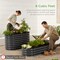 Best Choice Products 4x2x1ft Outdoor Raised Metal Oval Garden Bed, Planter Box for Vegetables, Flowers